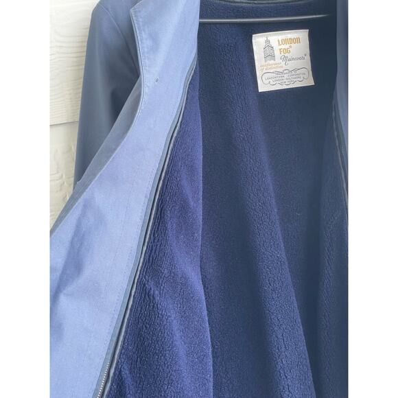 VTG London Fog ladies maincoat 14P blue - Picture 6 of 12